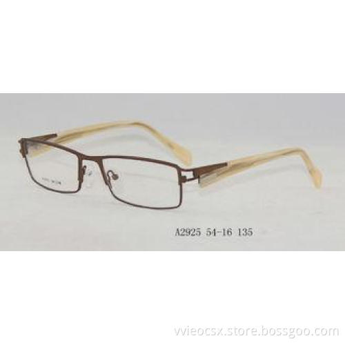 Clear / Black Metal Optical Frames , Spectacles Frames For
